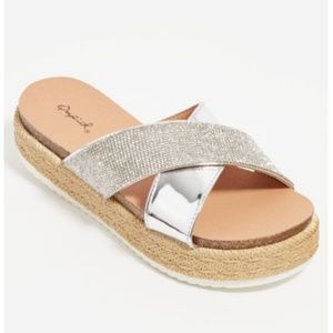 Platform Slide Sandals